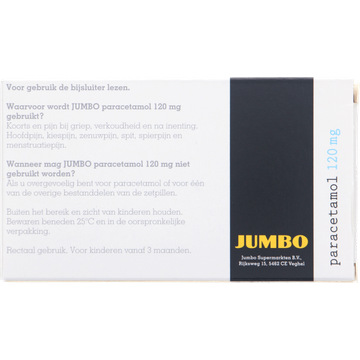 Jumbo Paracetamol 120mg zetp 10st