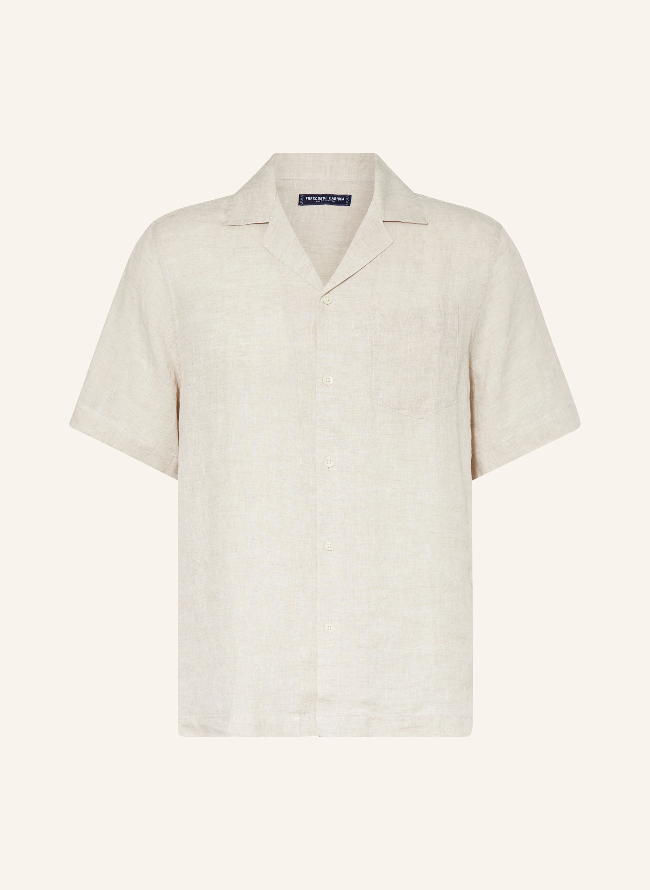 FRESCOBOL CARIOCA Resorthemd ANGELO Comfort Fit aus Leinen