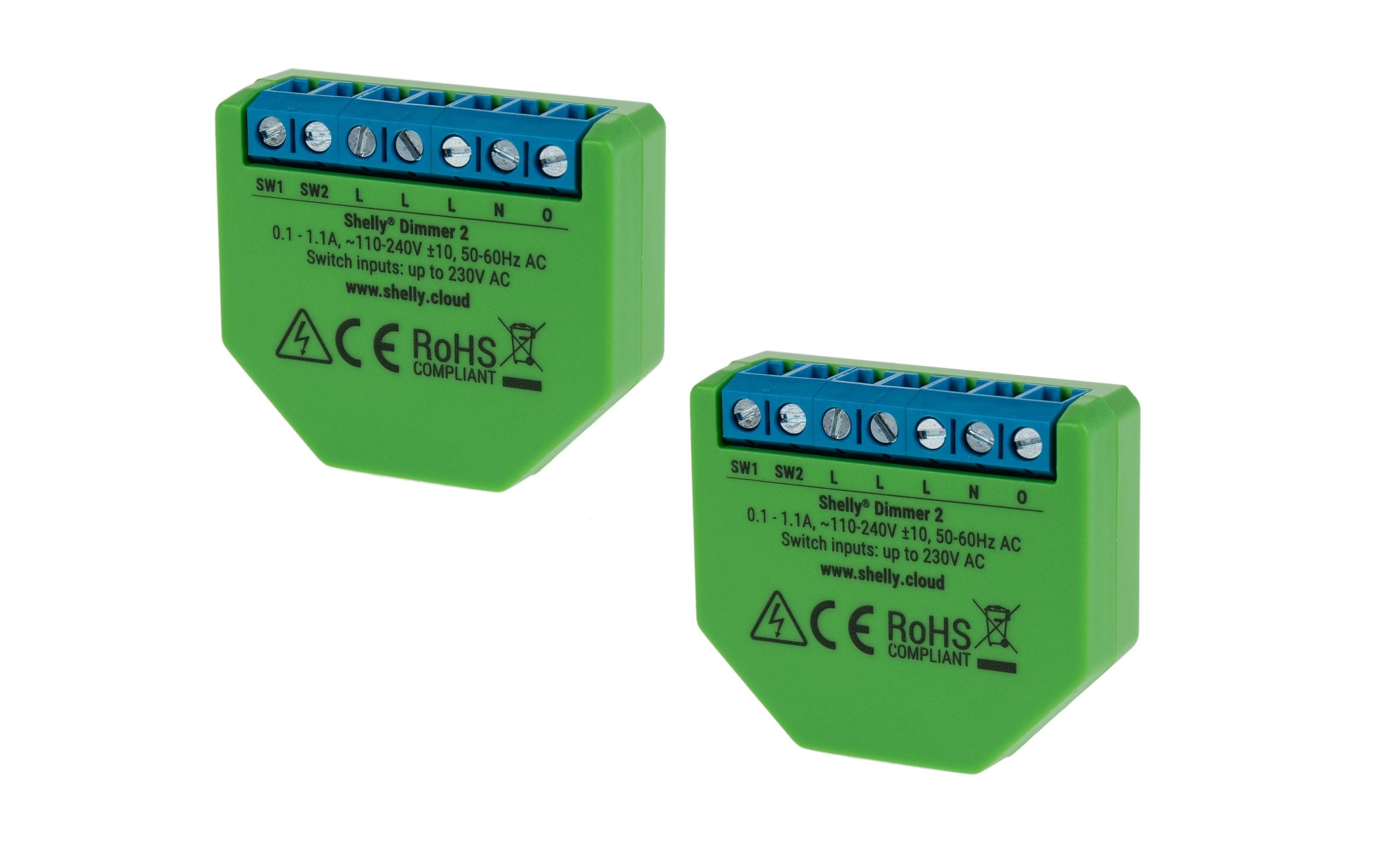 WLAN-Dimmaktor Dimmer 2 2 StückWiFi-Dimmaktor 10- 200 W, phasenanschnitt