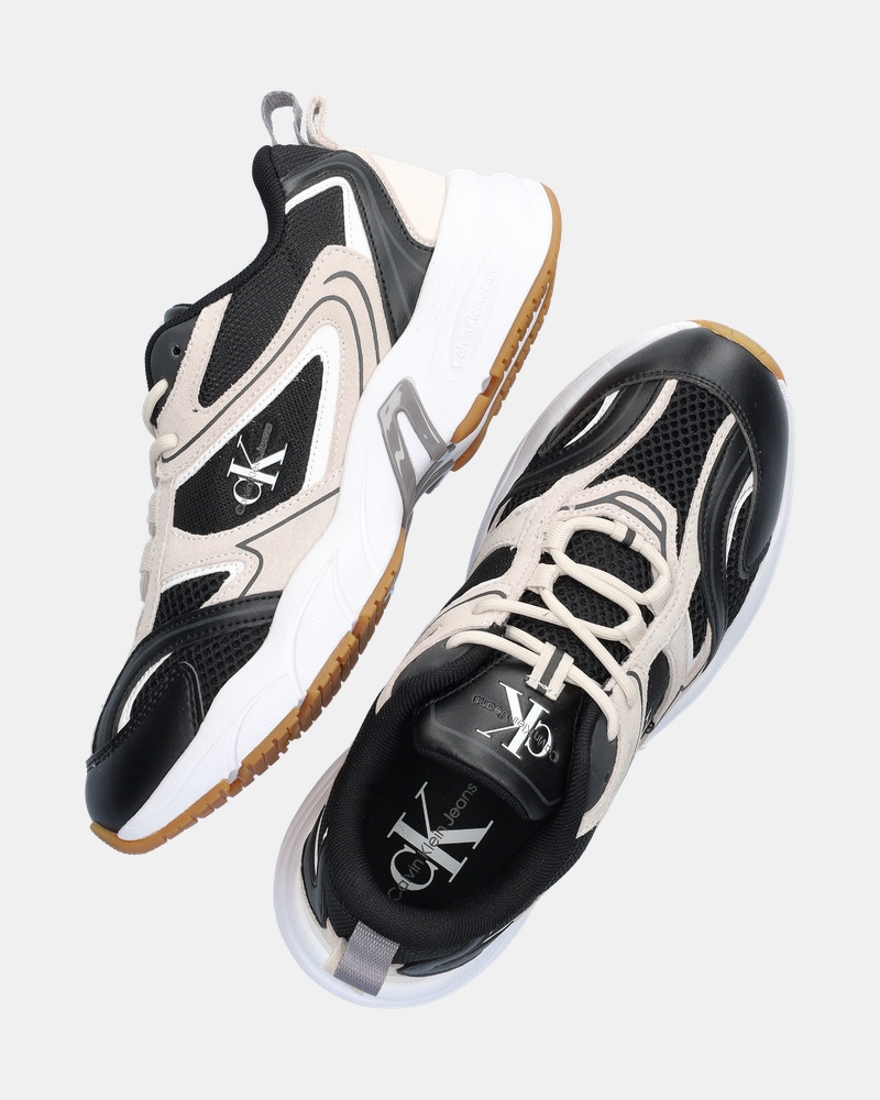 Calvin Klein Retro Tennis Dad Sneakers  - zwart