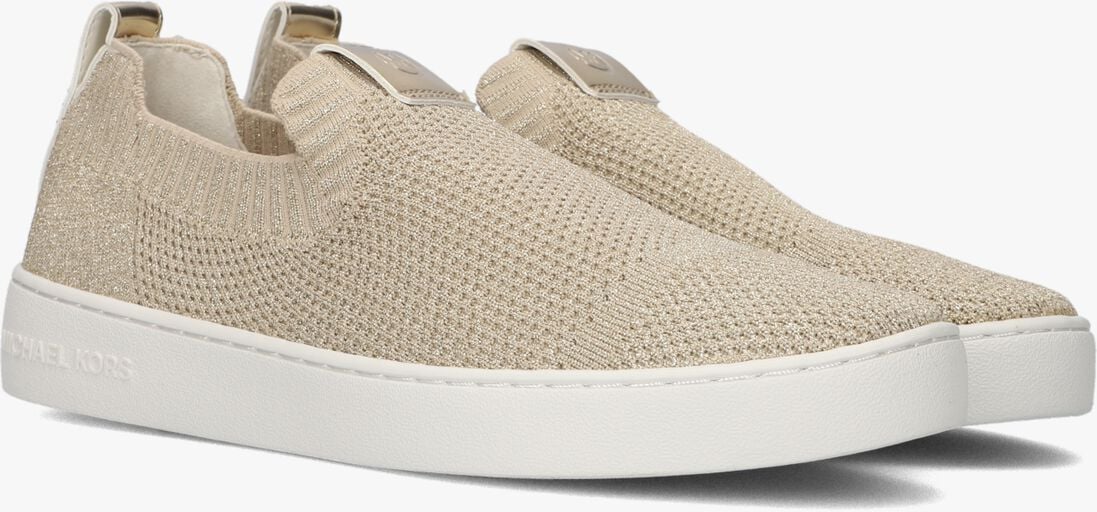 MICHAEL KORS gouden michael kors instappers juno knit slip on