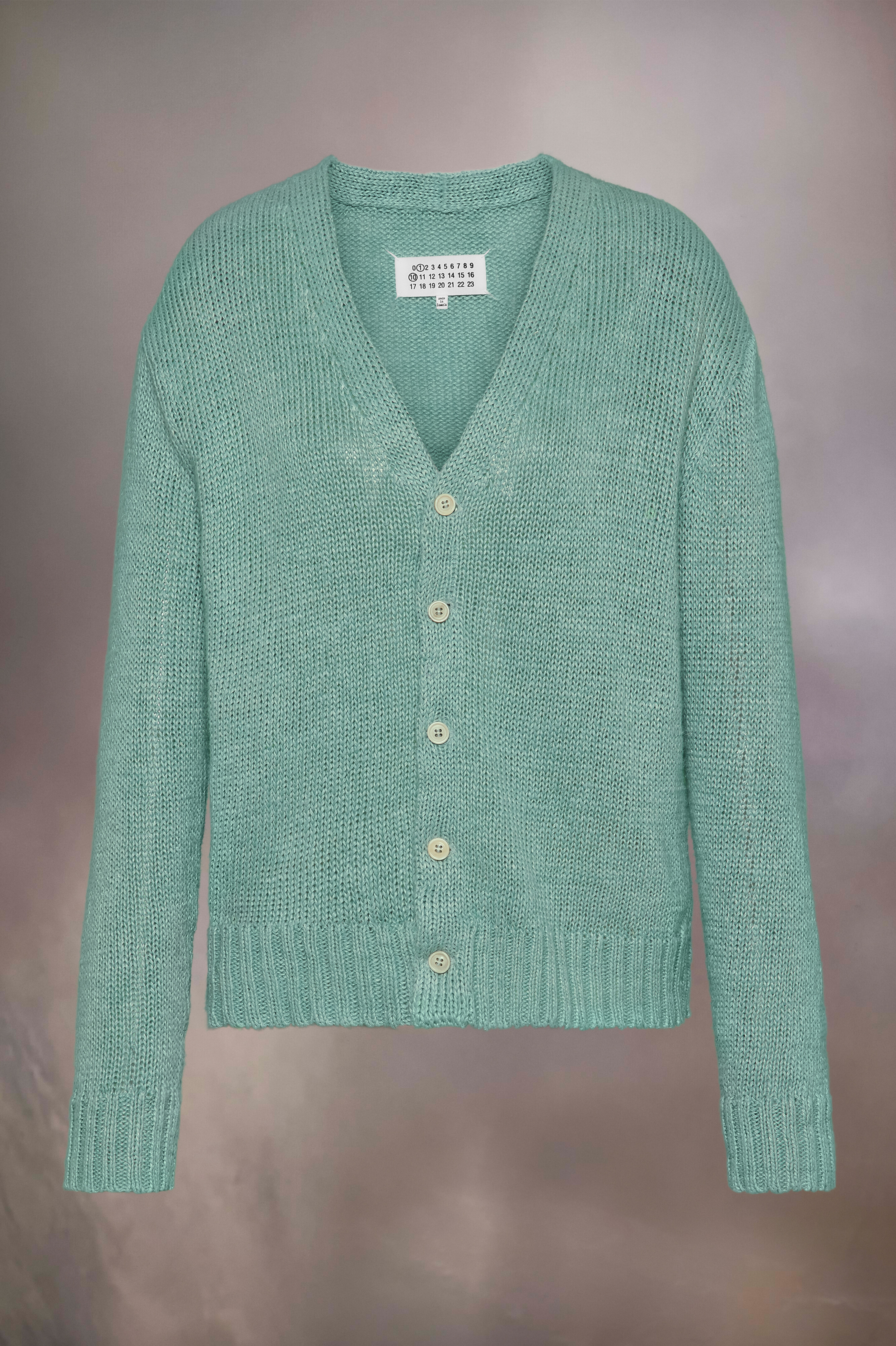 Cardigan en maille de chanvre Gardening