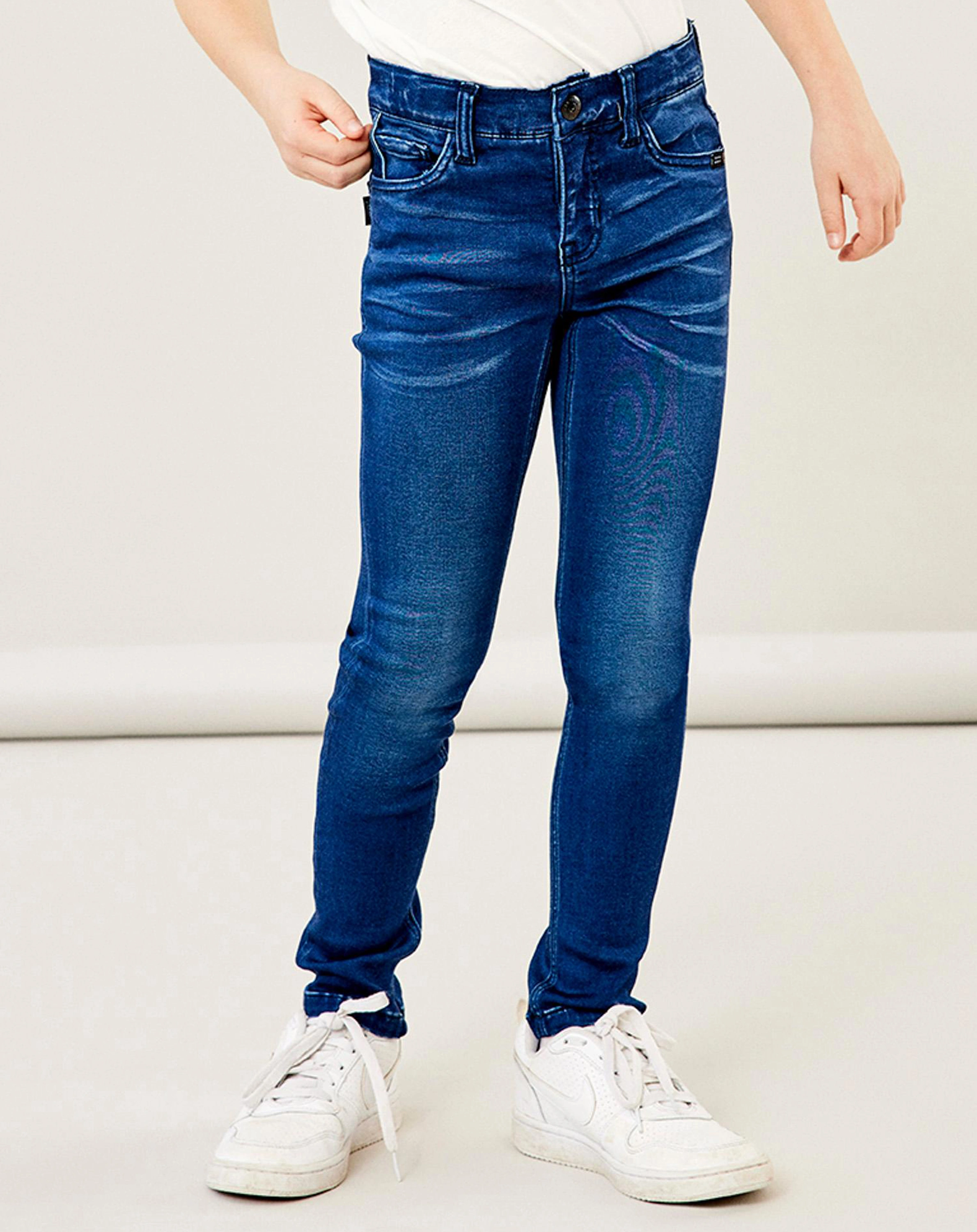 Jeanshose NKMTHEO XSLIM in dark blue denim