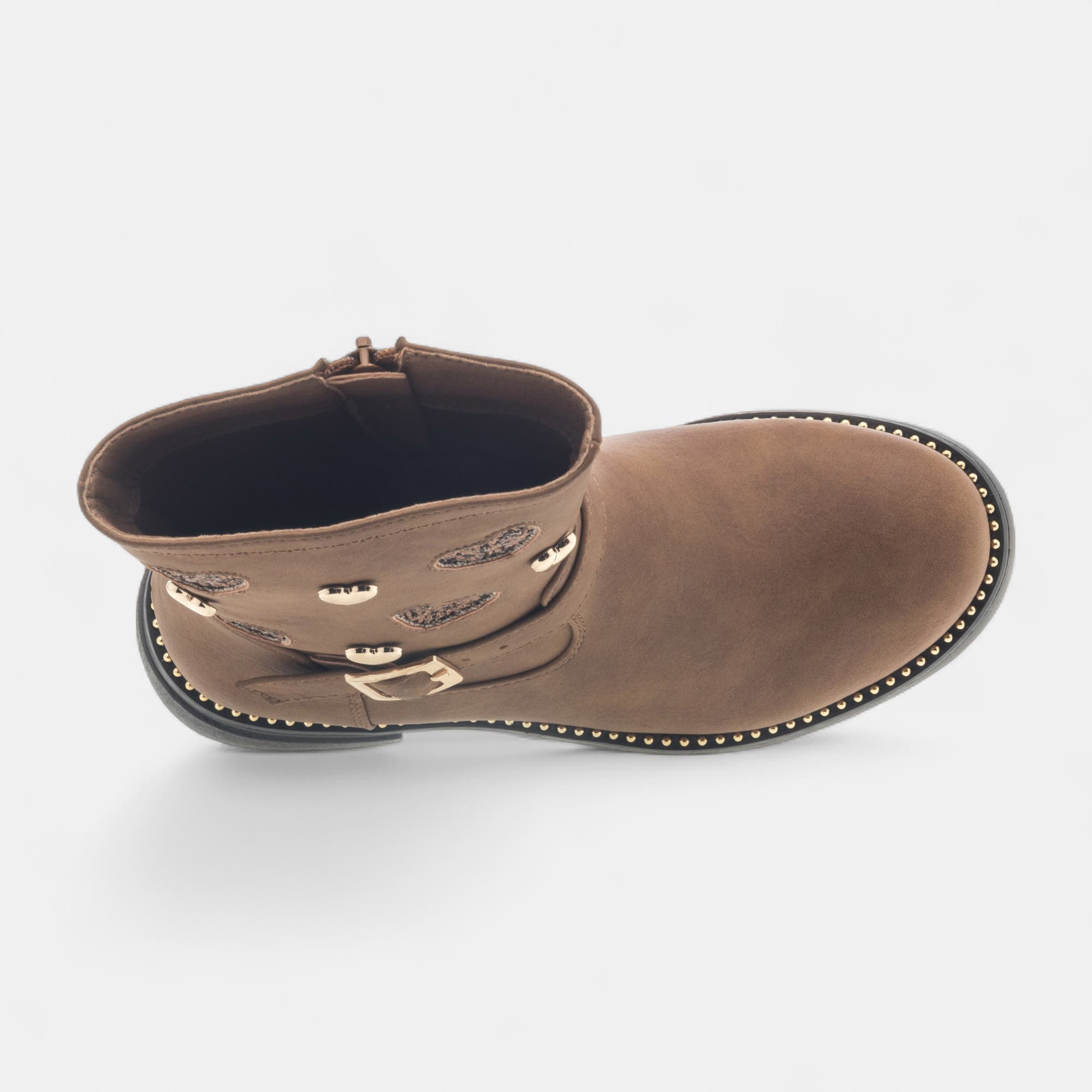 Bottes Fille cognac