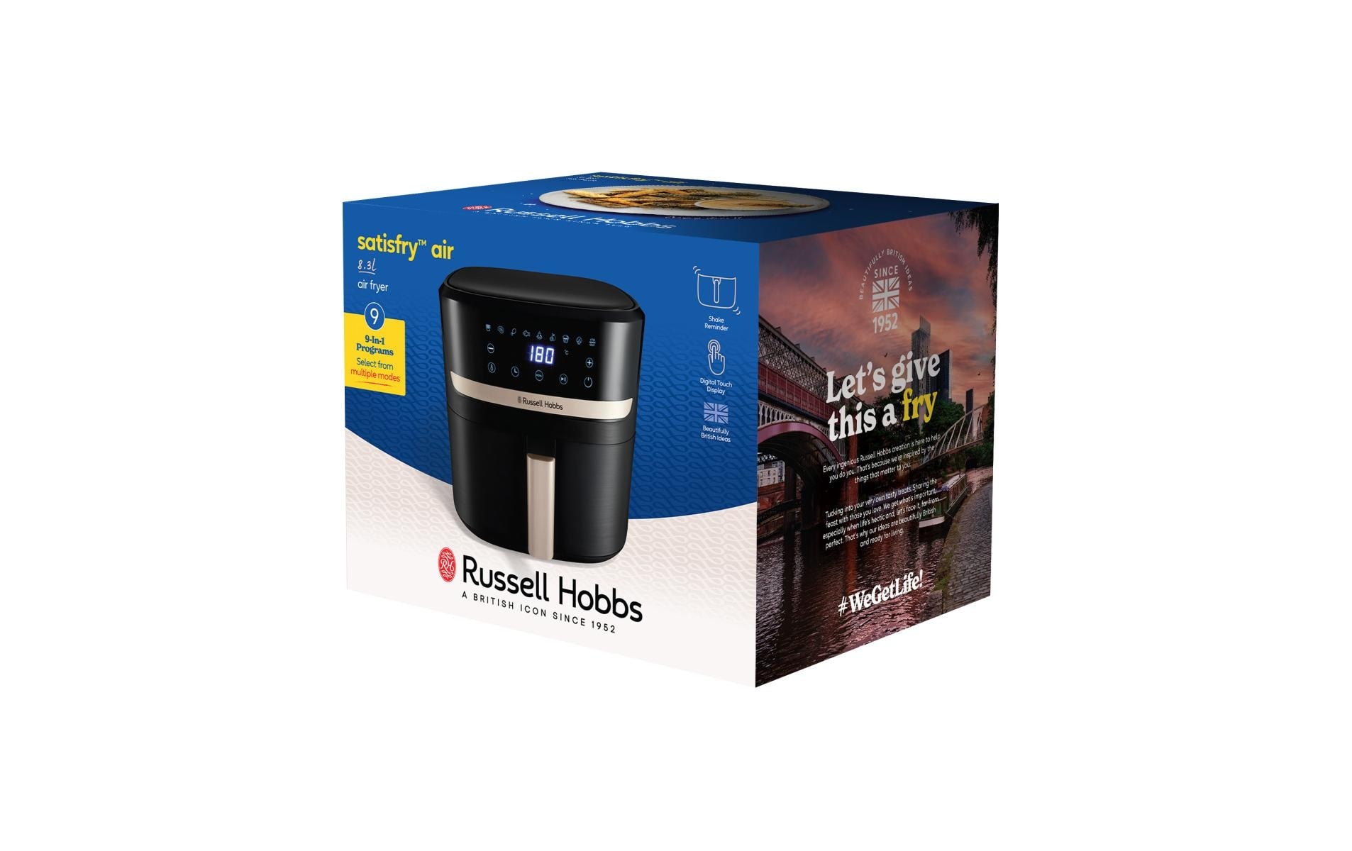 RUSSELL HOBBS Heissluftfritteuse »SatisFry 8.3 l«