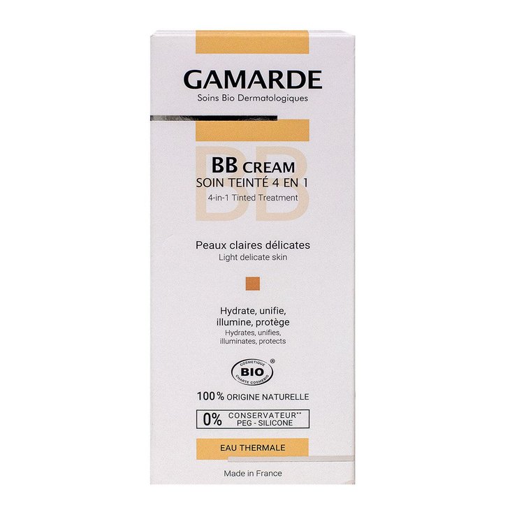 Crème de soin teintée bio hydratante teinte claire 40g