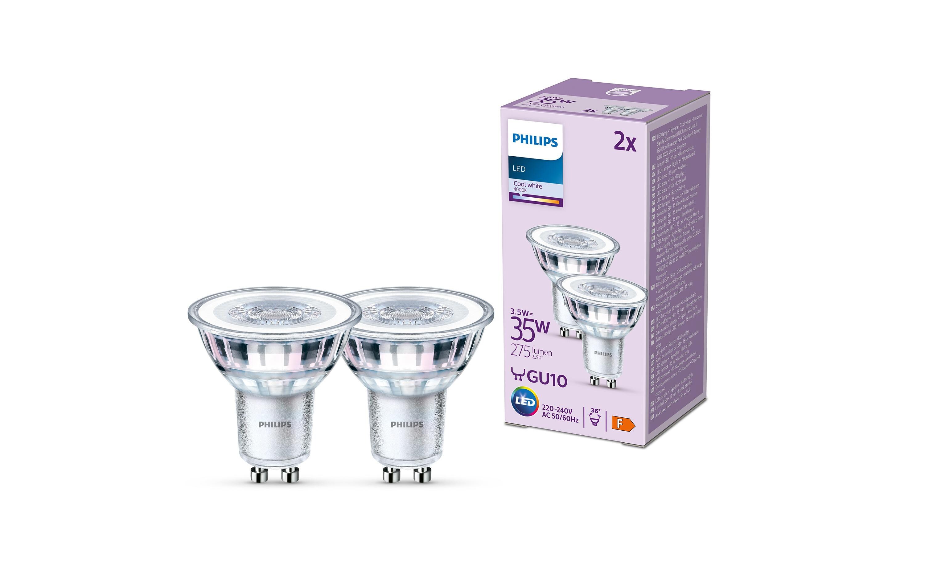 Lampe LEDClassic 35W GU10 CW 36D ND 2CT/6 EC NeutralweissClassic LED GU10 Lampe