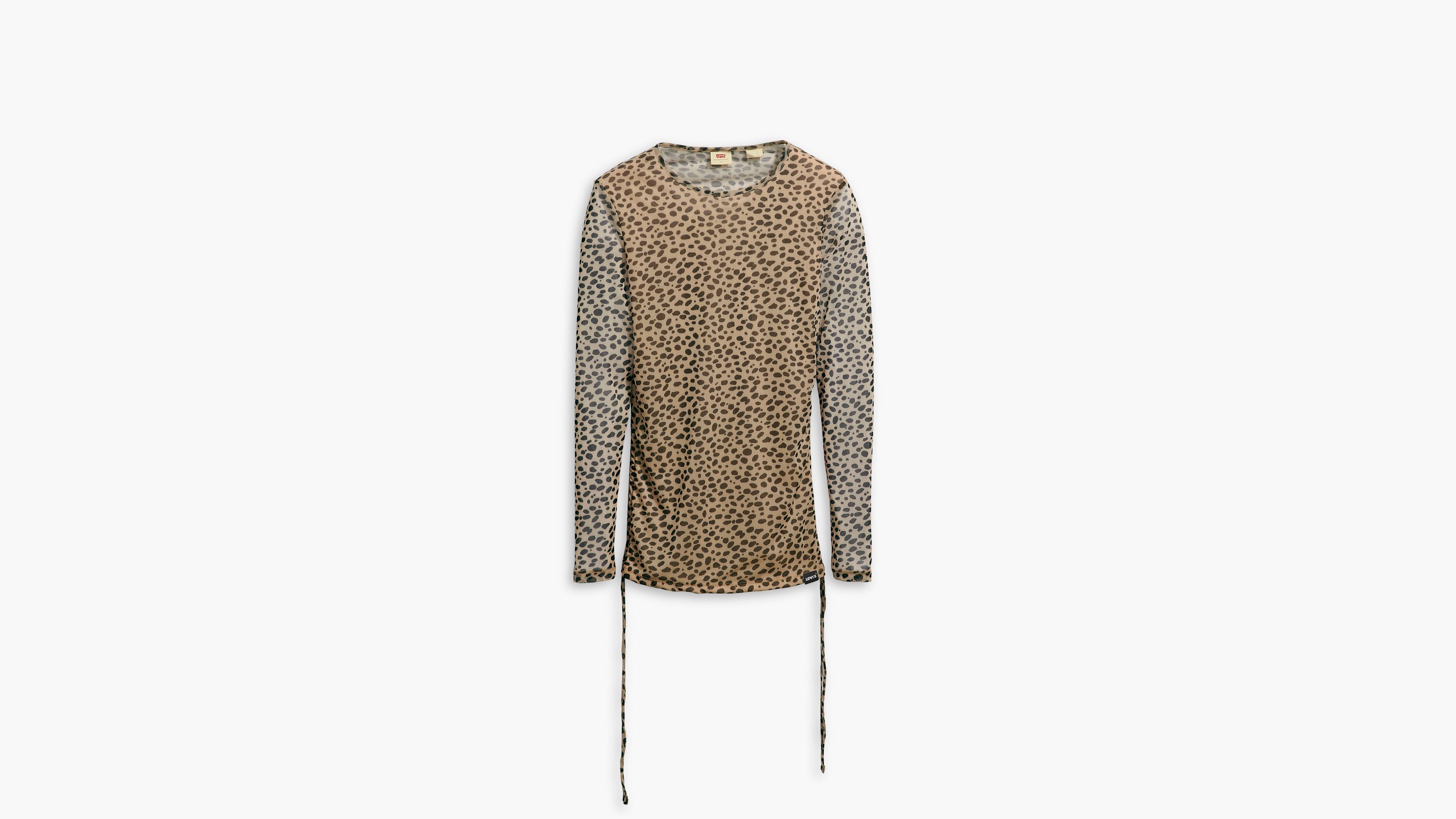 Haut mesh Jewel - New Stella Leopard Almond Buff - Multicolore