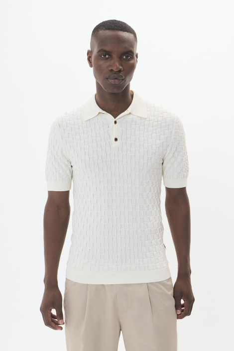 Matinique witte heren polo
