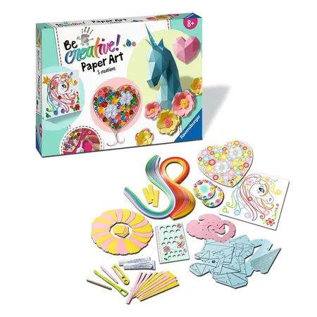 Ravensburger Paper ArtFlowers & Unicorn