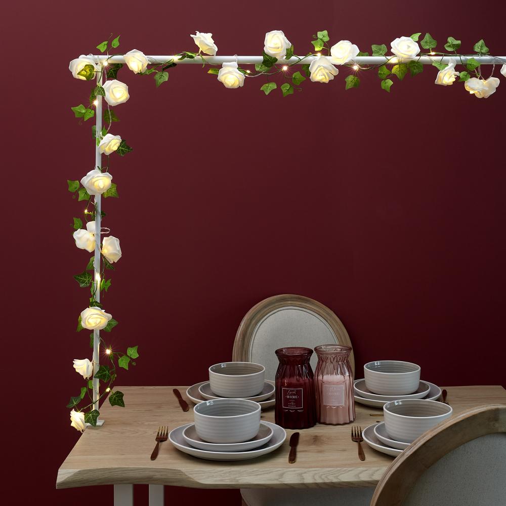 GUIRLANDE FEUILLE 10 LED 1M30