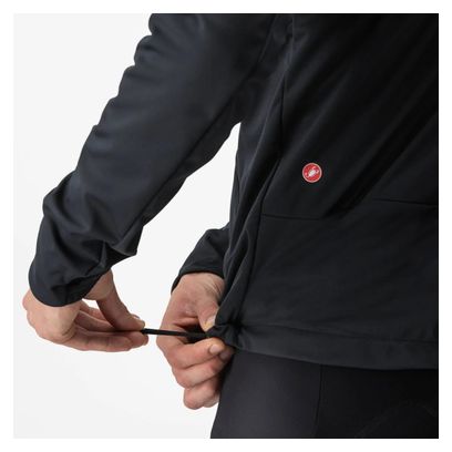Veste Manches Longues Castelli Trail Hoodie Noir
