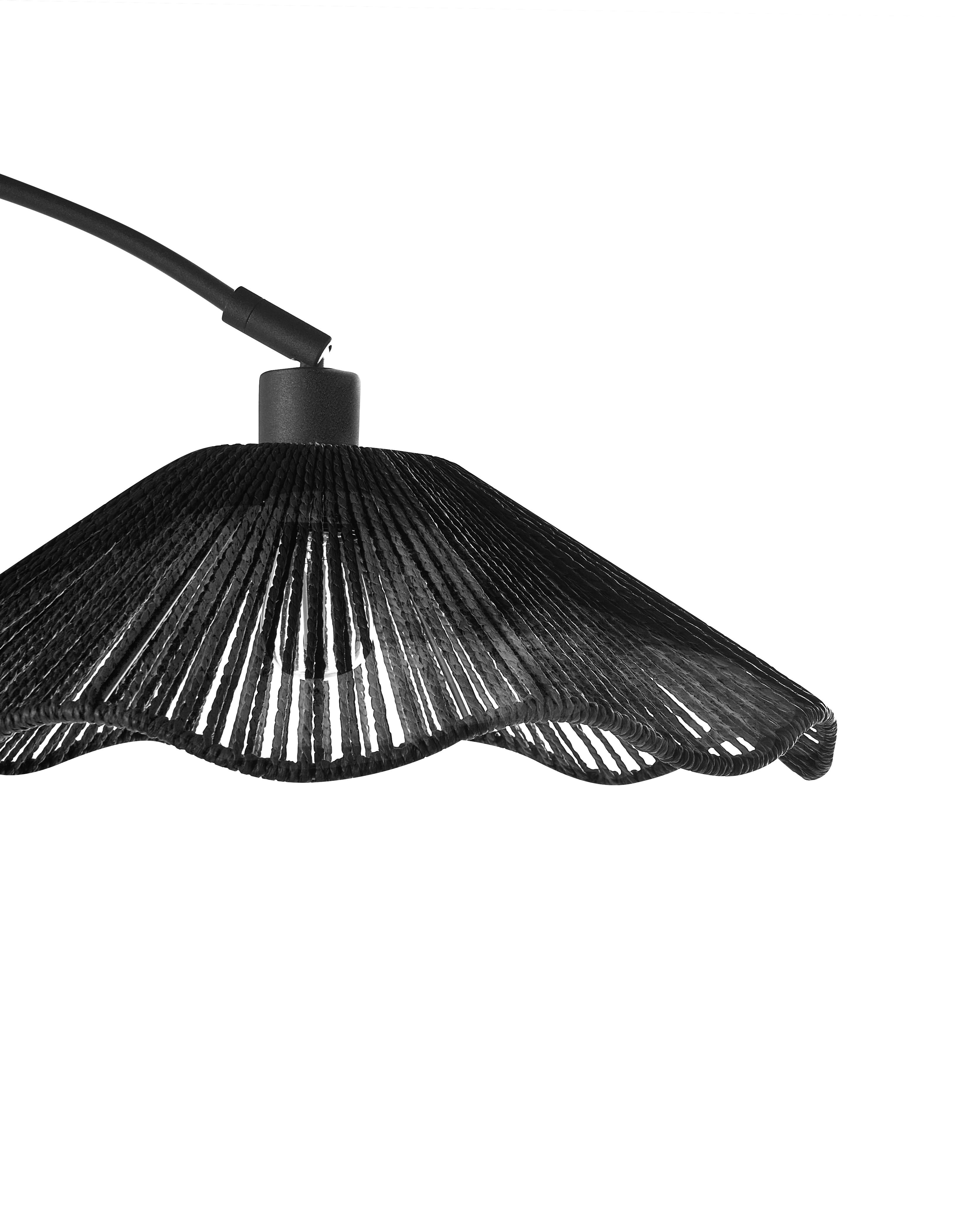Staande lamp MIGORI Papier Zwart