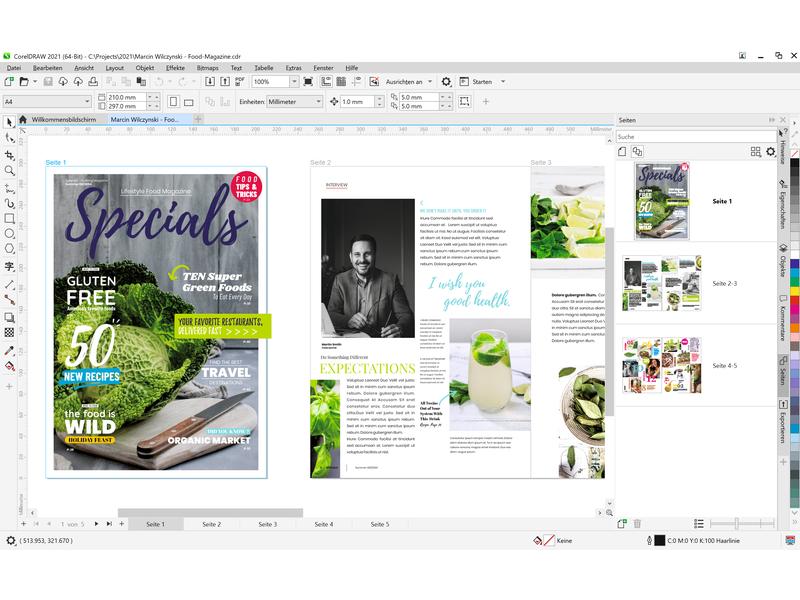 Corel CorelDraw Graphics Suite Agnostic Box, ABO,1yr, Win/M Professionelle Grafikdesign-Software für Windows