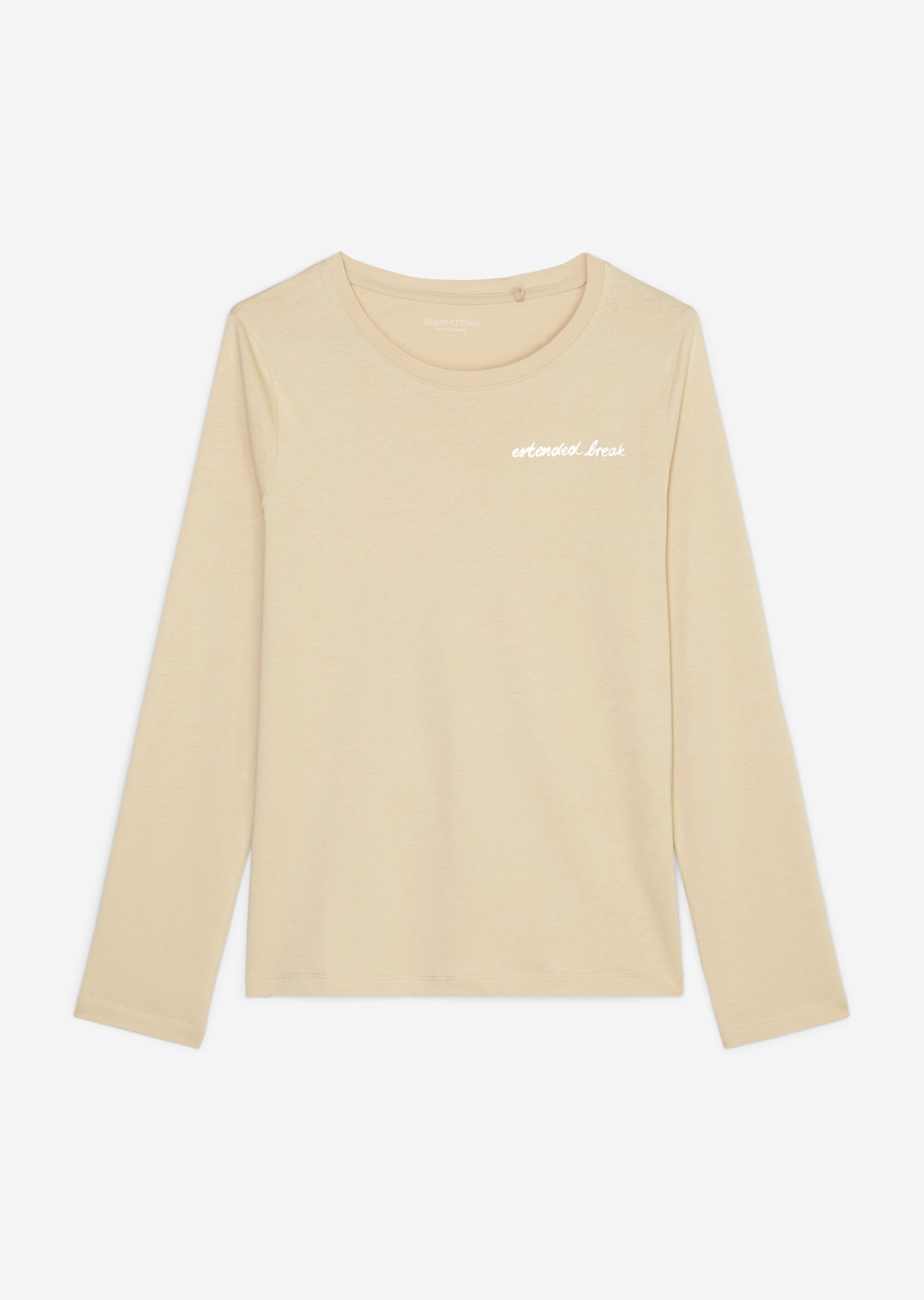 Langarm-Lounge-Shirt aus Bio-Baumwoll-Jersey