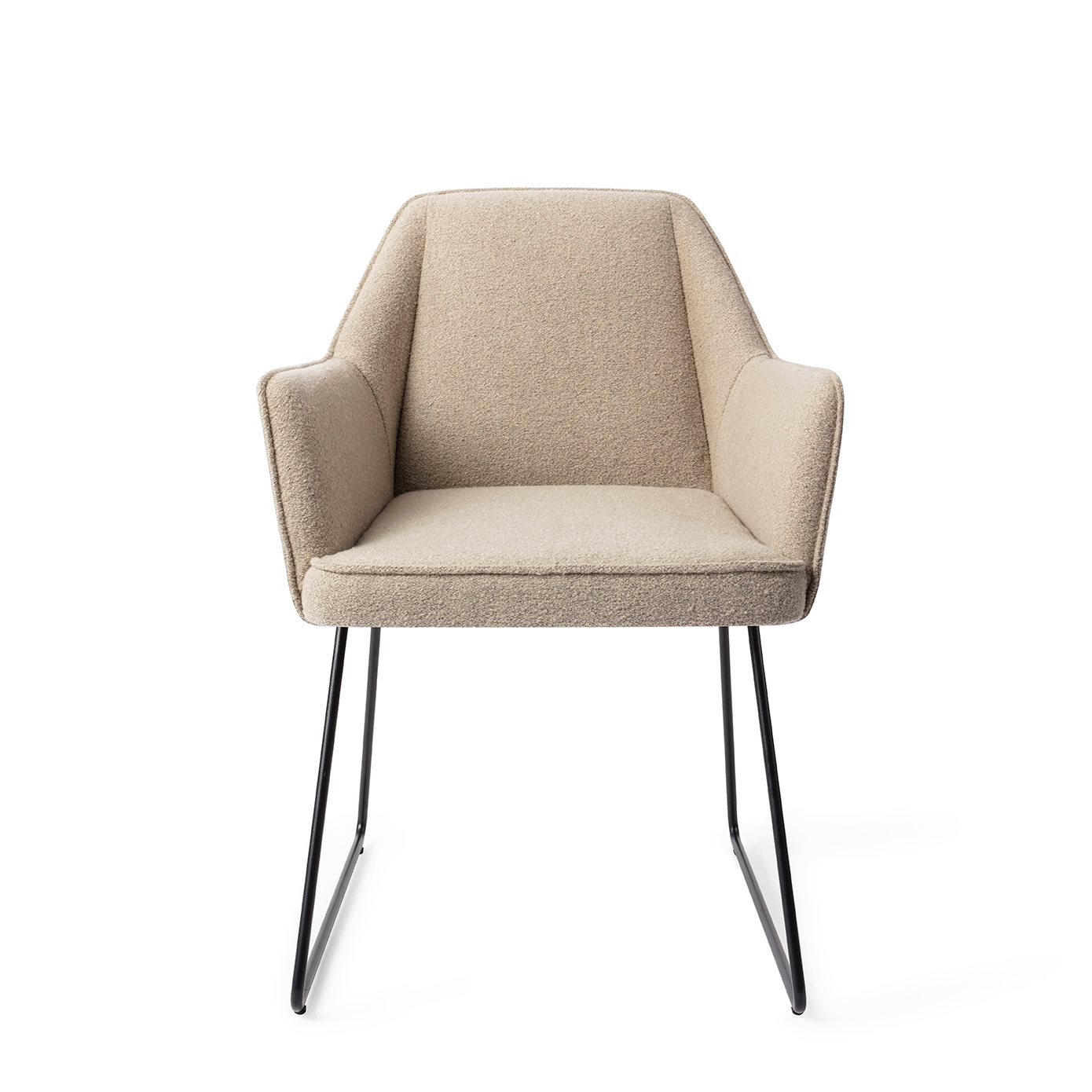 Tome Great Greige Eetkamerstoel - Slide Black
