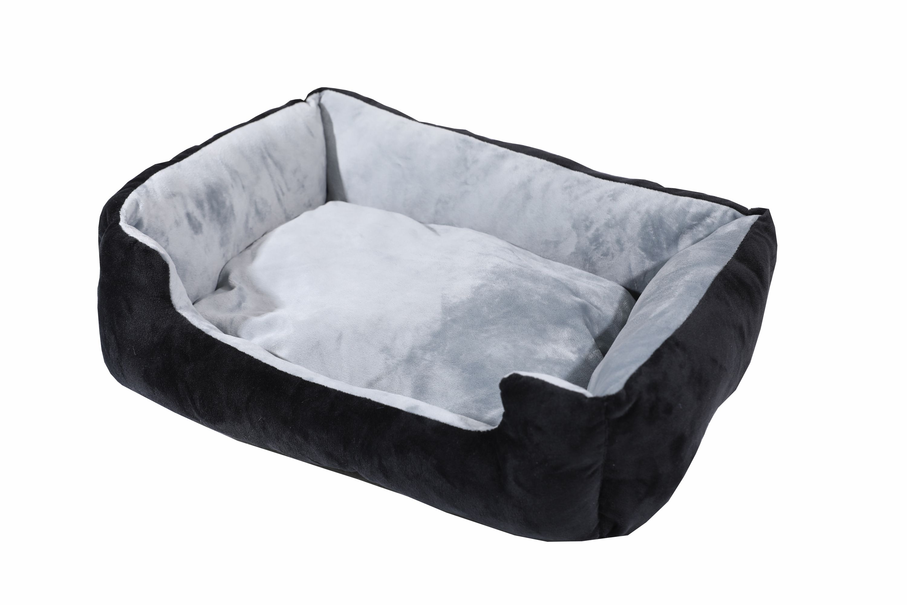Hundebett NERO L schwarz/grau