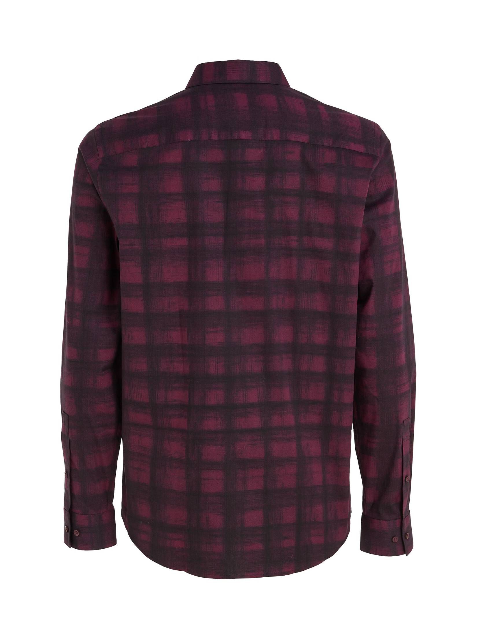 CALVIN KLEIN| Herren Hemd POPLIN STRETCH AOP CHECK