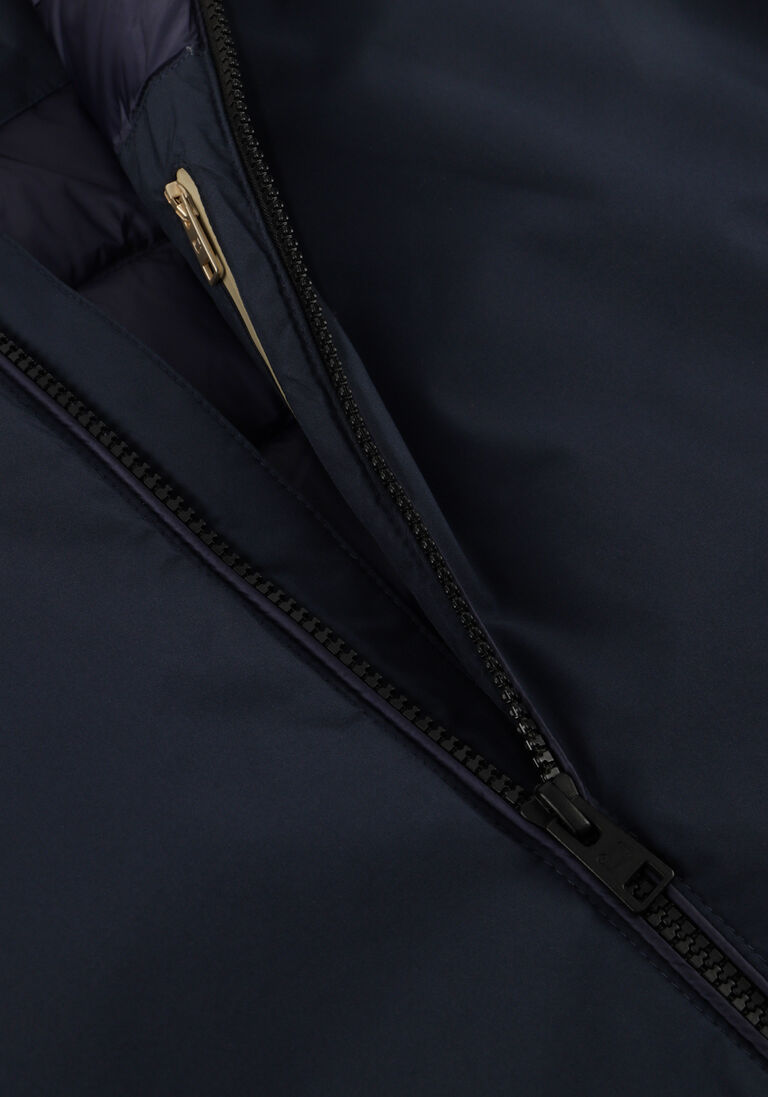donkerblauwe woolrich jack cloud lewis bomber