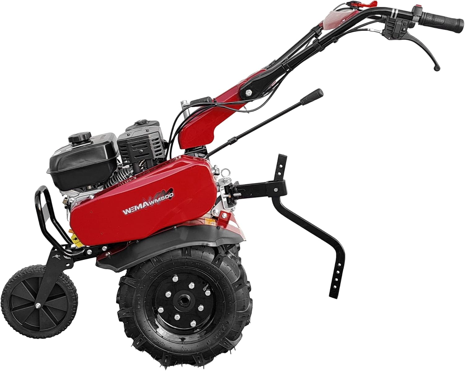 Weima WM500 Deluxe mit Pflug G-2 7 PS 212 CCM Fräsbreite 100 cm Gänge 2 Vorwärts, 1 Rückwärts Benzinmotorhacke Bodenfräse Kultivator Garten Gartenarbeit 2 Jahren Garantie