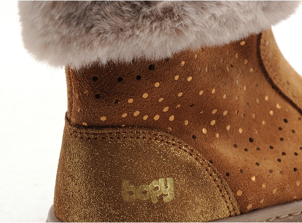 Bopy boots bottine enfant odessa marron