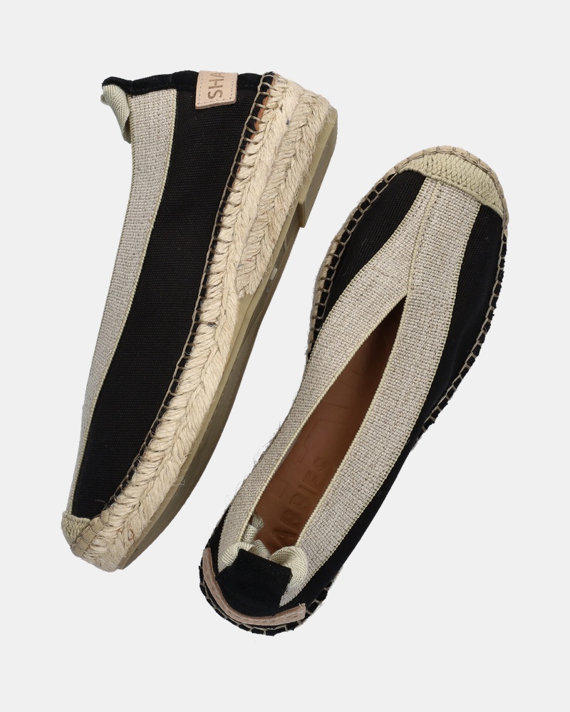Shabbies Amsterdam Palma Kimono Espadrilles  - zwart