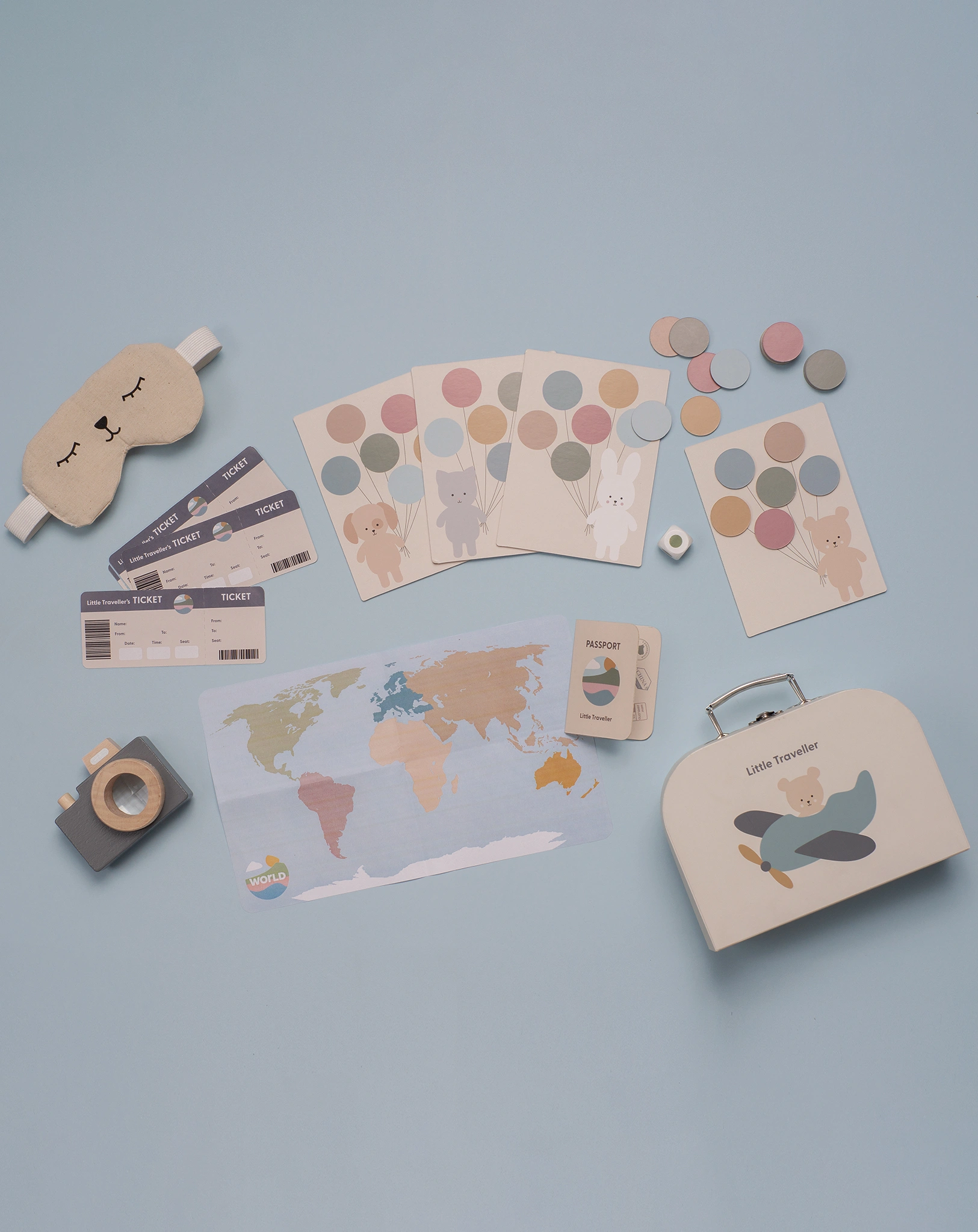 Spielzeug-Reisekoffer TRAVEL mit Zubehör