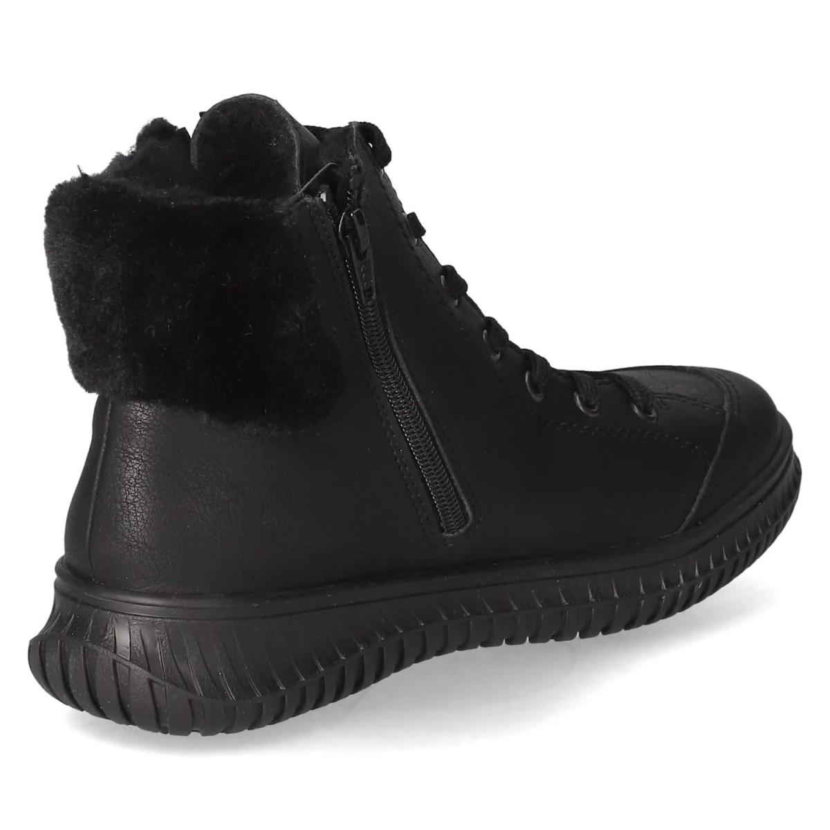 RiekerSchnürstiefeletten - schwarz