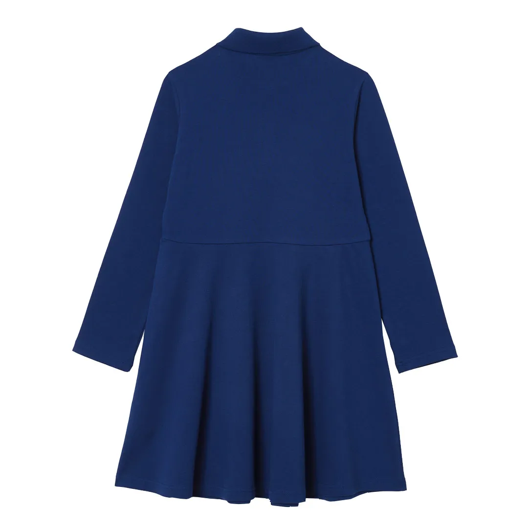 Lacoste Robe Polo Manches Longues Classique 10-12ans