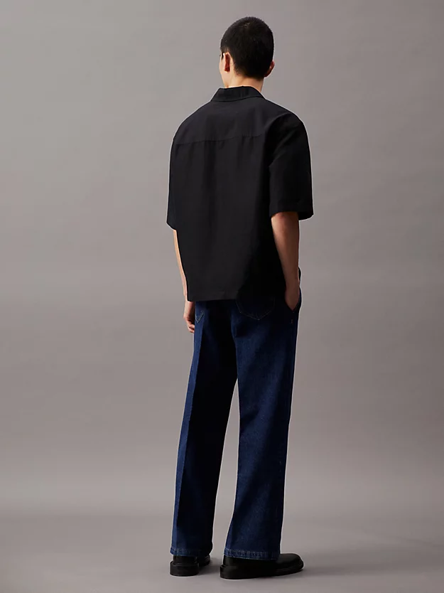 Calça jeans reta passada