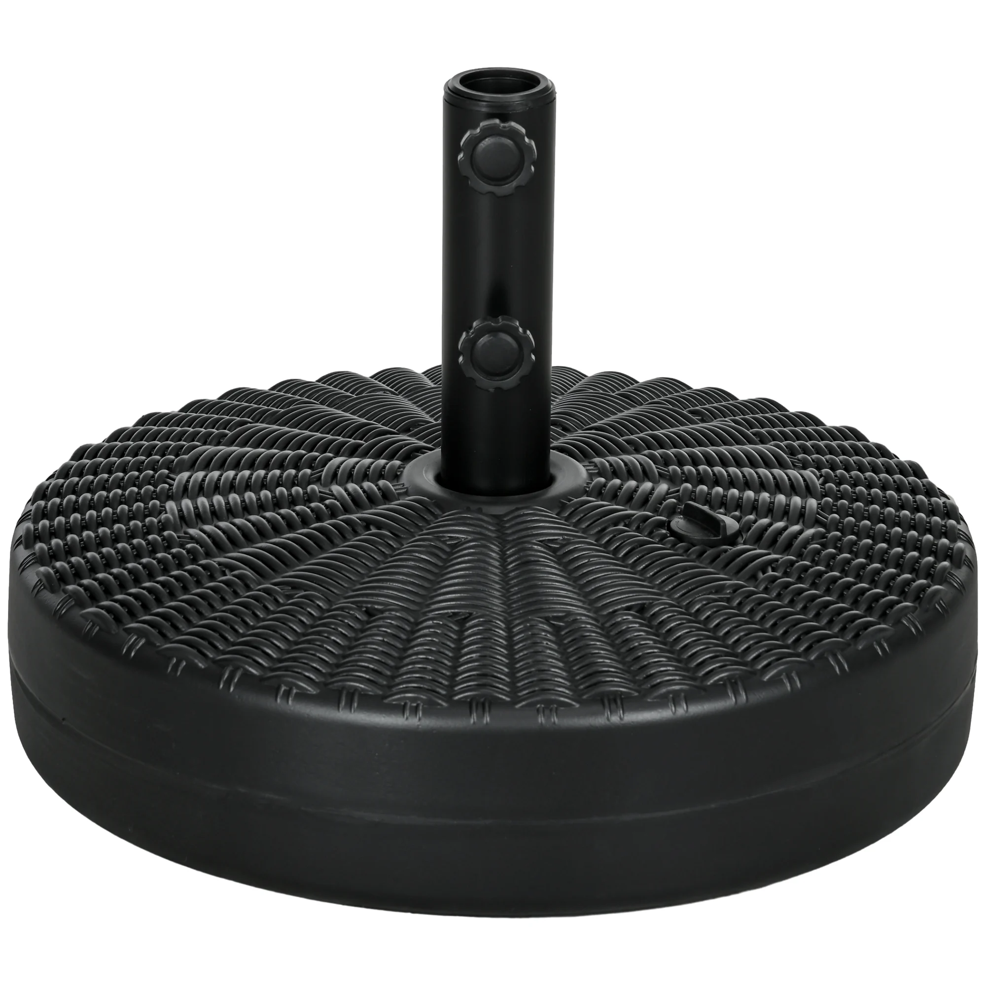 Outsunny Base de Sombrilla Negro