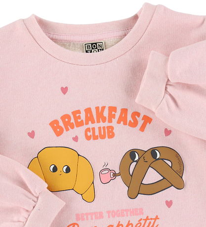 Bonton Sweatshirt - Breakfast - Rose Chine