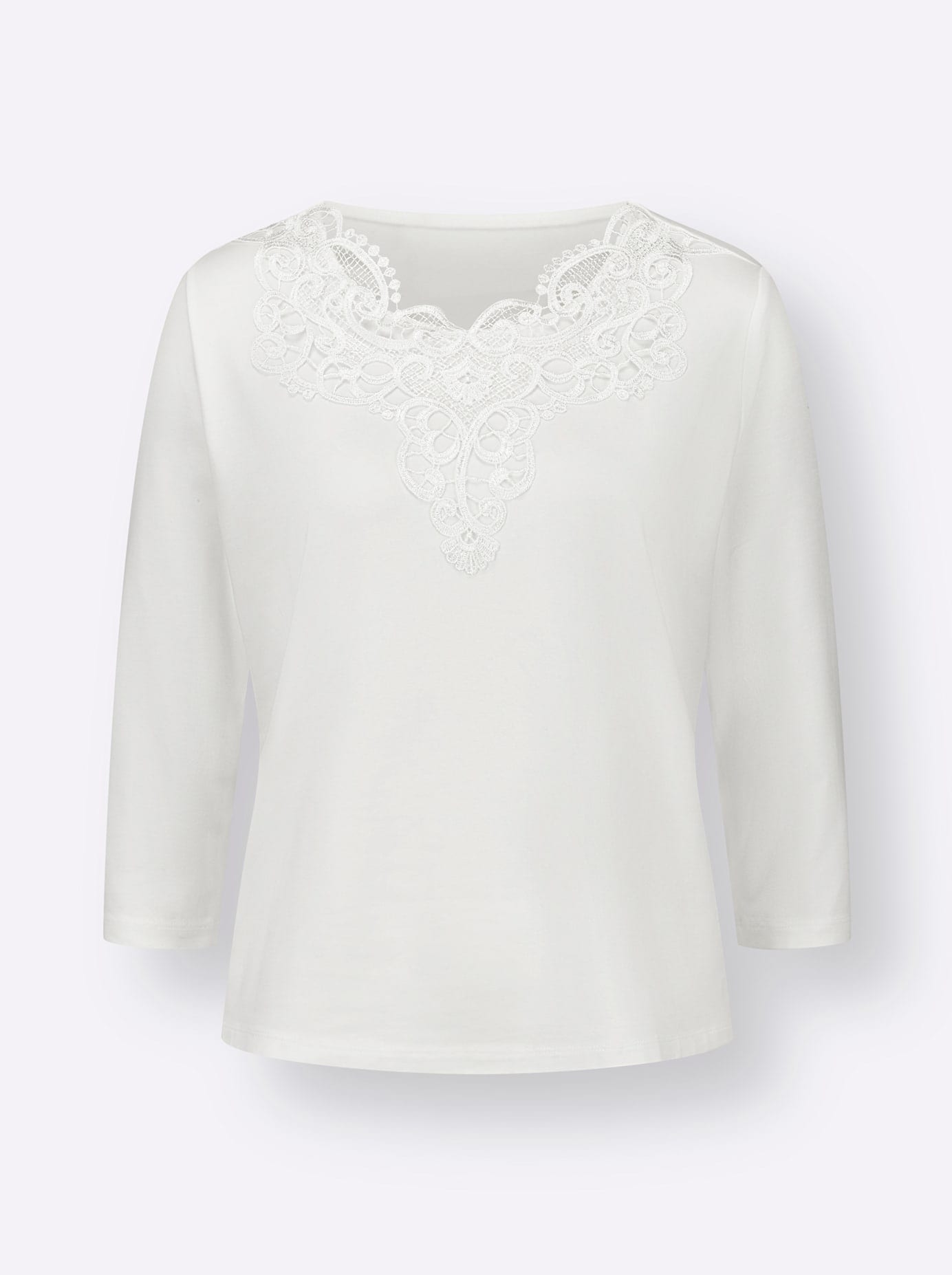 creation L Spitzenshirt »Lyocell-Shirt«, 1 Stk.