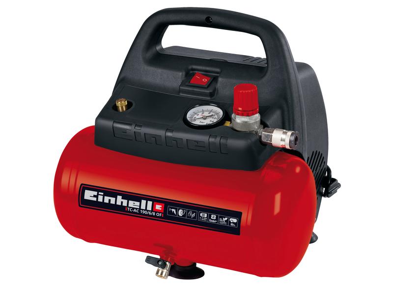 Einhell Kompressor TC-AC 190/6/8 OF Kleiner, tragbarer Kompressor