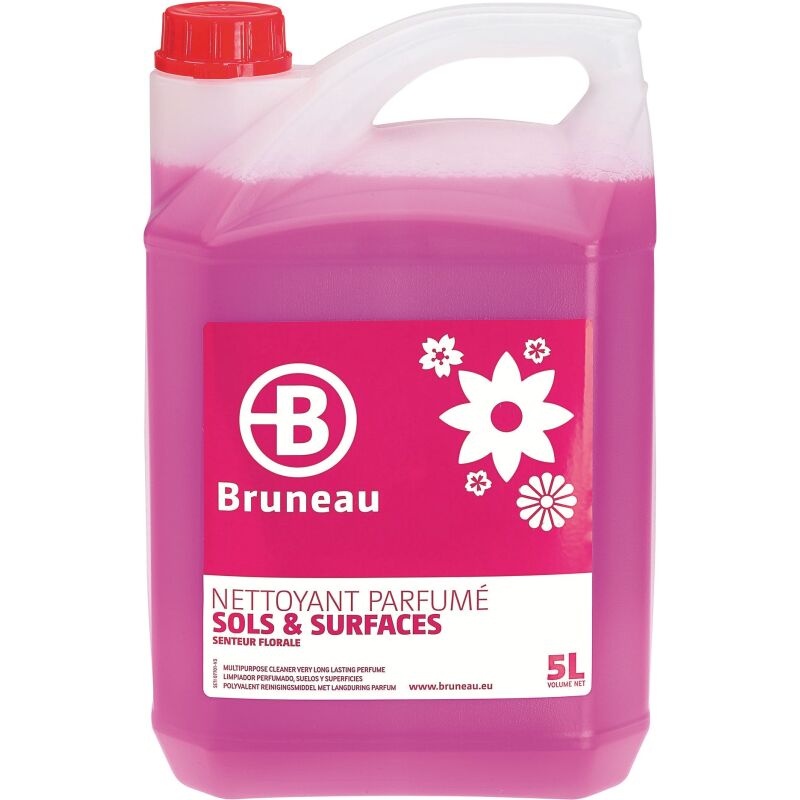 Nettoyant sols et surfaces Bruneau floral - Bidon de 5 L