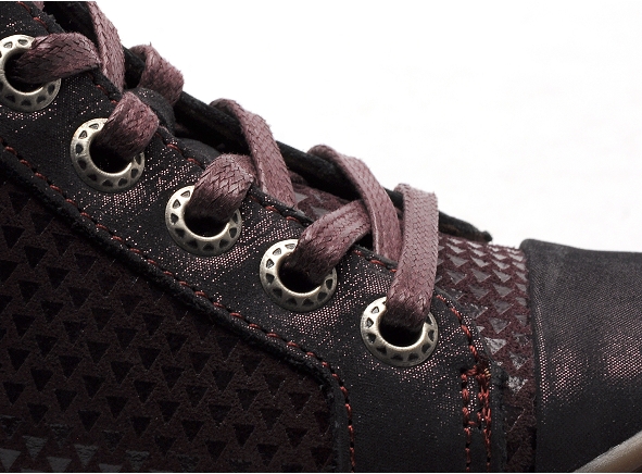 Bellamy boots bottine enfant fillette lara violet