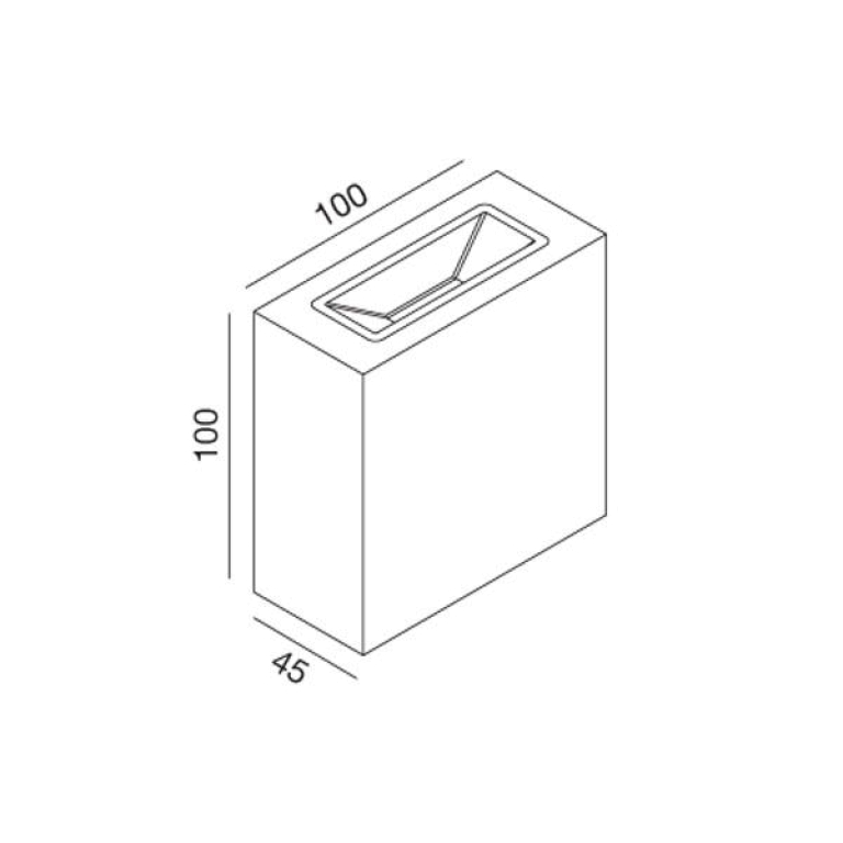Wever Ducré Central wandlamp LED aluminium