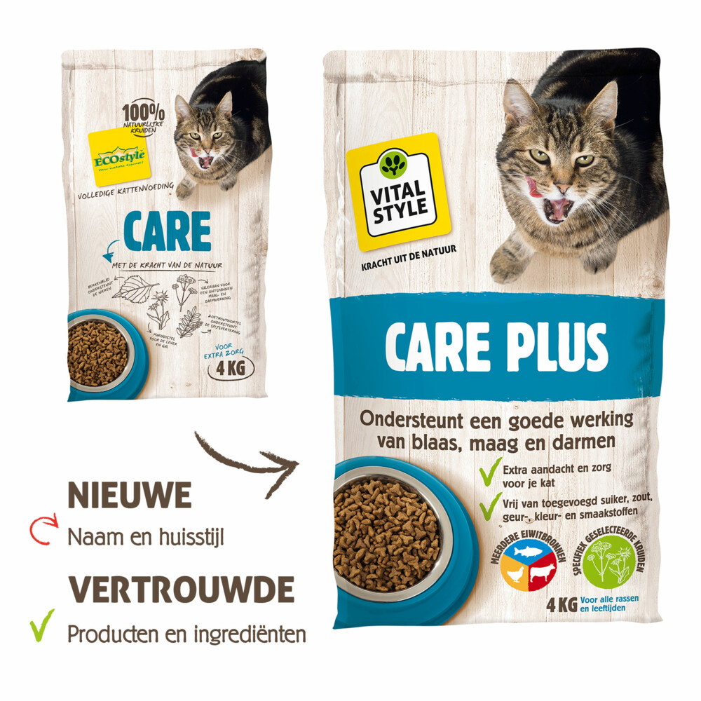 VITALstyle Kattenvoer Care Plus 4 kg