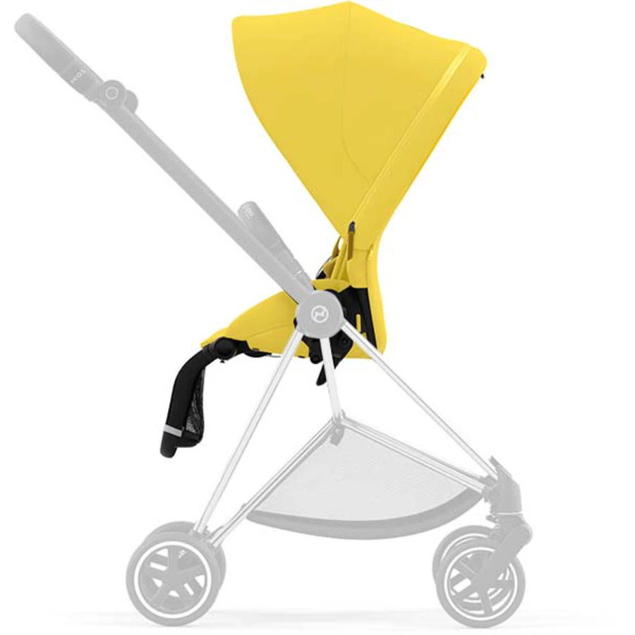 cybex PLATINUM Kombikinderwagen New Mios Chrome Black Mustard Yellow
