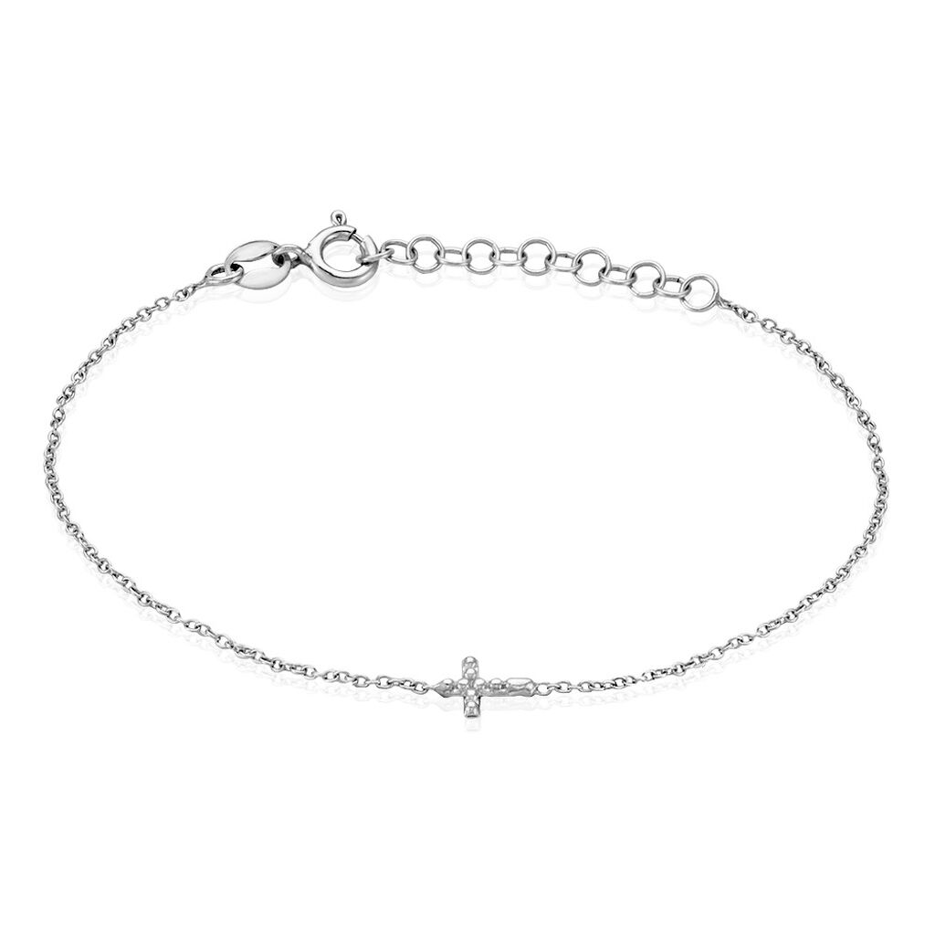Bracelet Peyton Argent Blanc