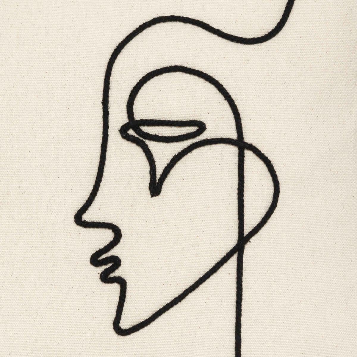 HOUSSE COUSSIN VISAGE CORDE 40X40CM