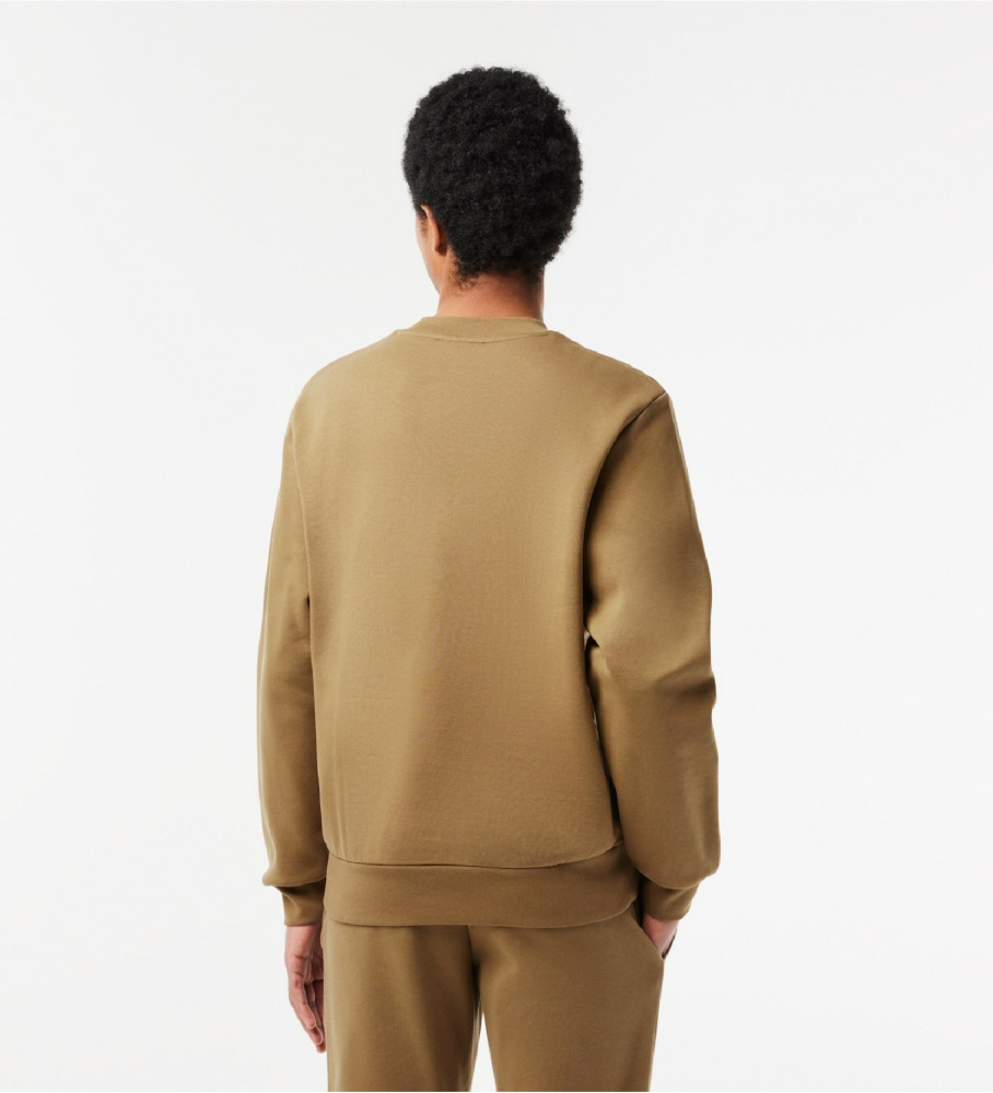 Moletom Lacoste Jogger em Algodão Orgânico, Marrom