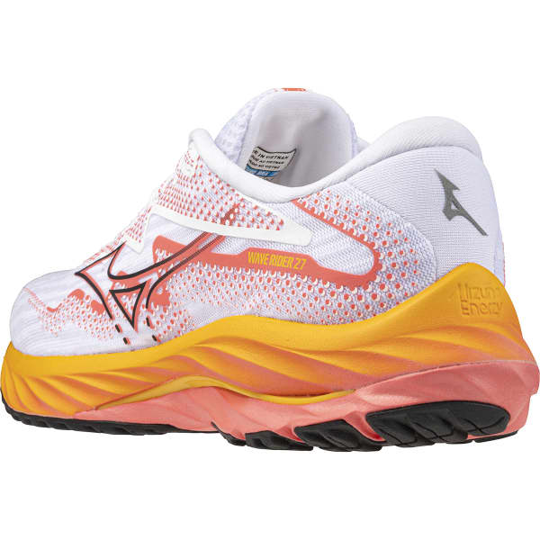 Chaussure running MIZUNO WAVE RIDER 27 W WHITE/BLACK/DUBARRY