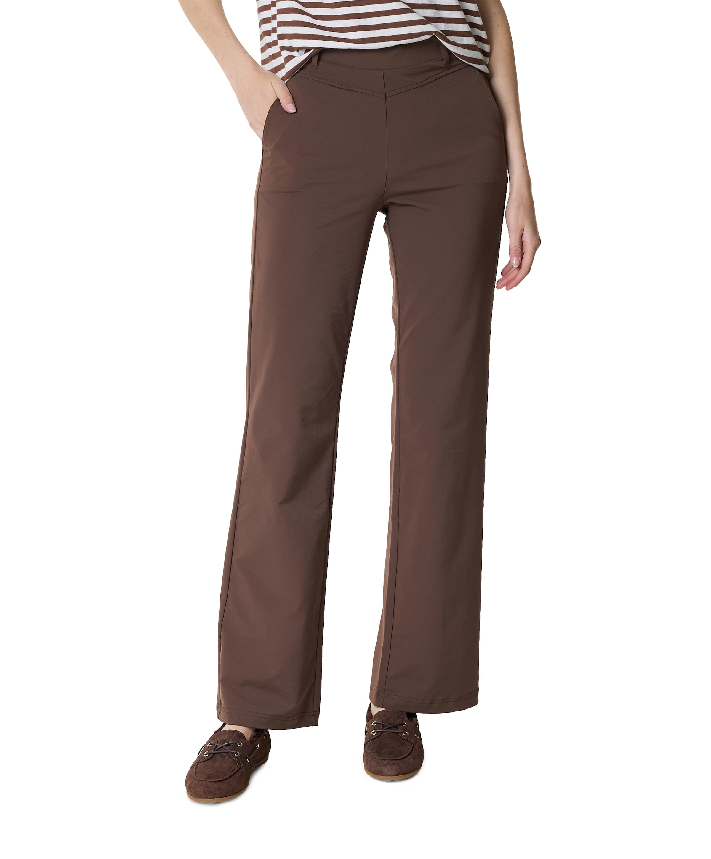 Dreamstar recht TRAVEL dames broek bruin