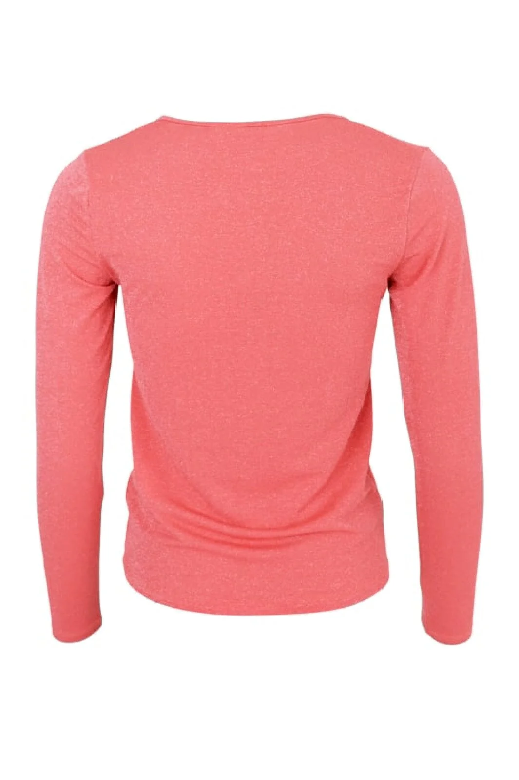 Black Colour Bcfaye Lurex V-Neck Blouse coral