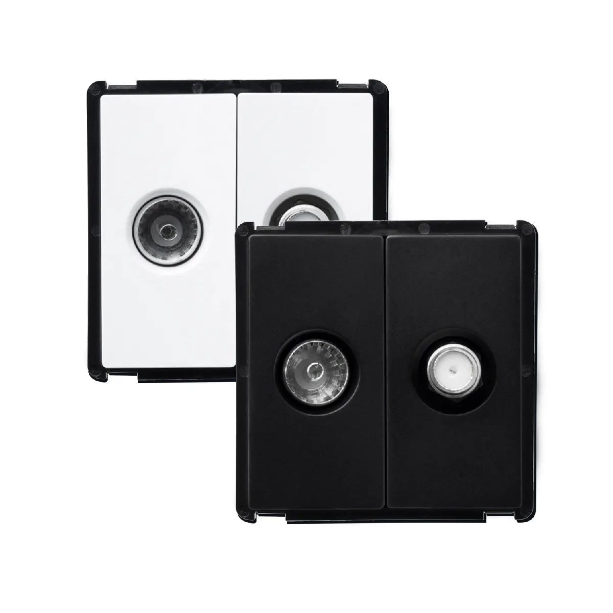 Ledkia Prise TV+Satellite - Blanc