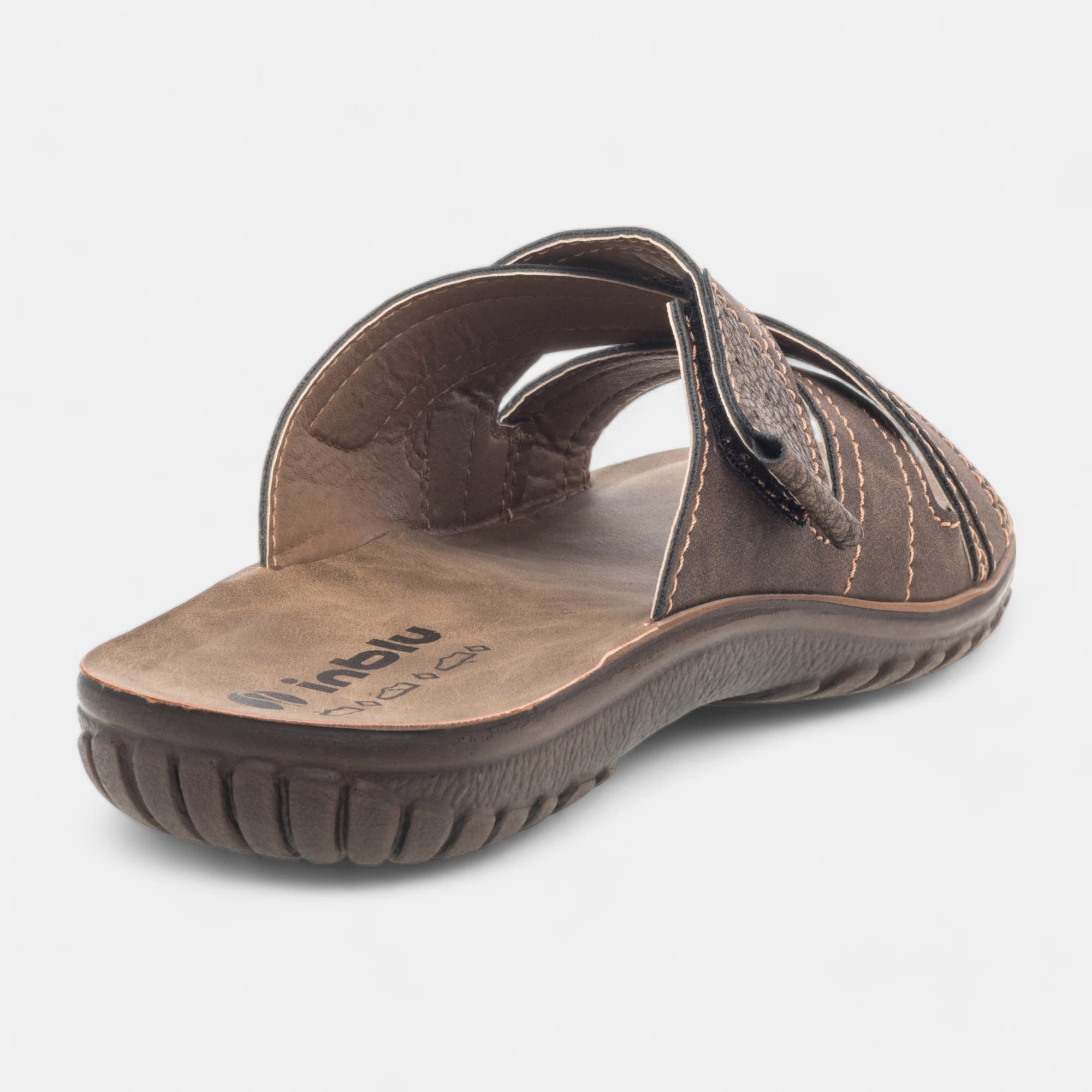 Nu-pieds Homme marron