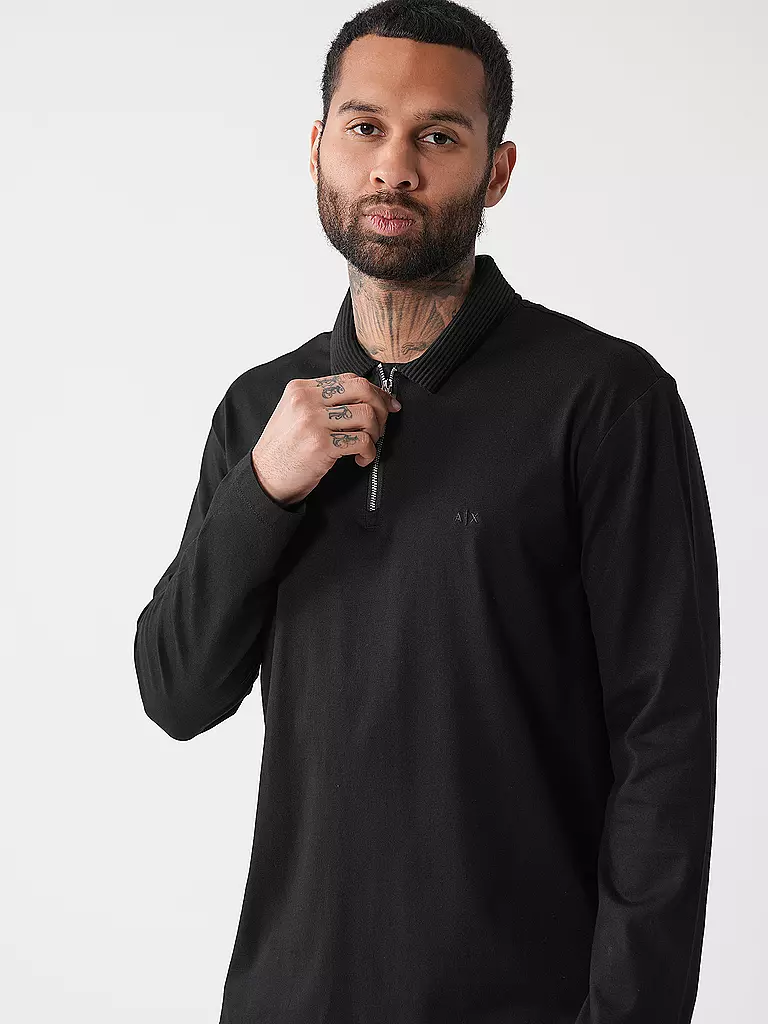 ARMANI EXCHANGE Poloshirt  schwarz