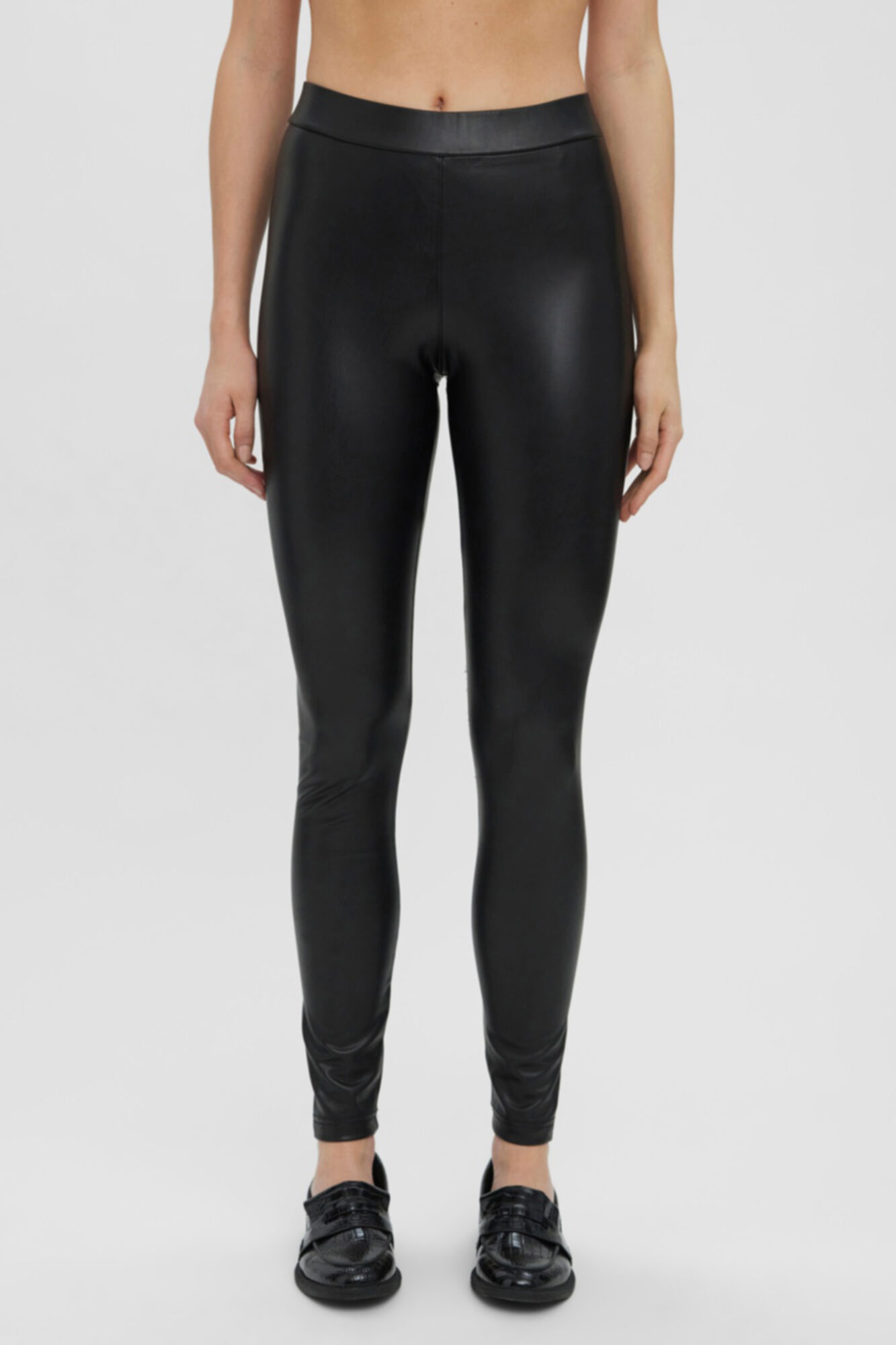 Legging de pele sintética - Preta