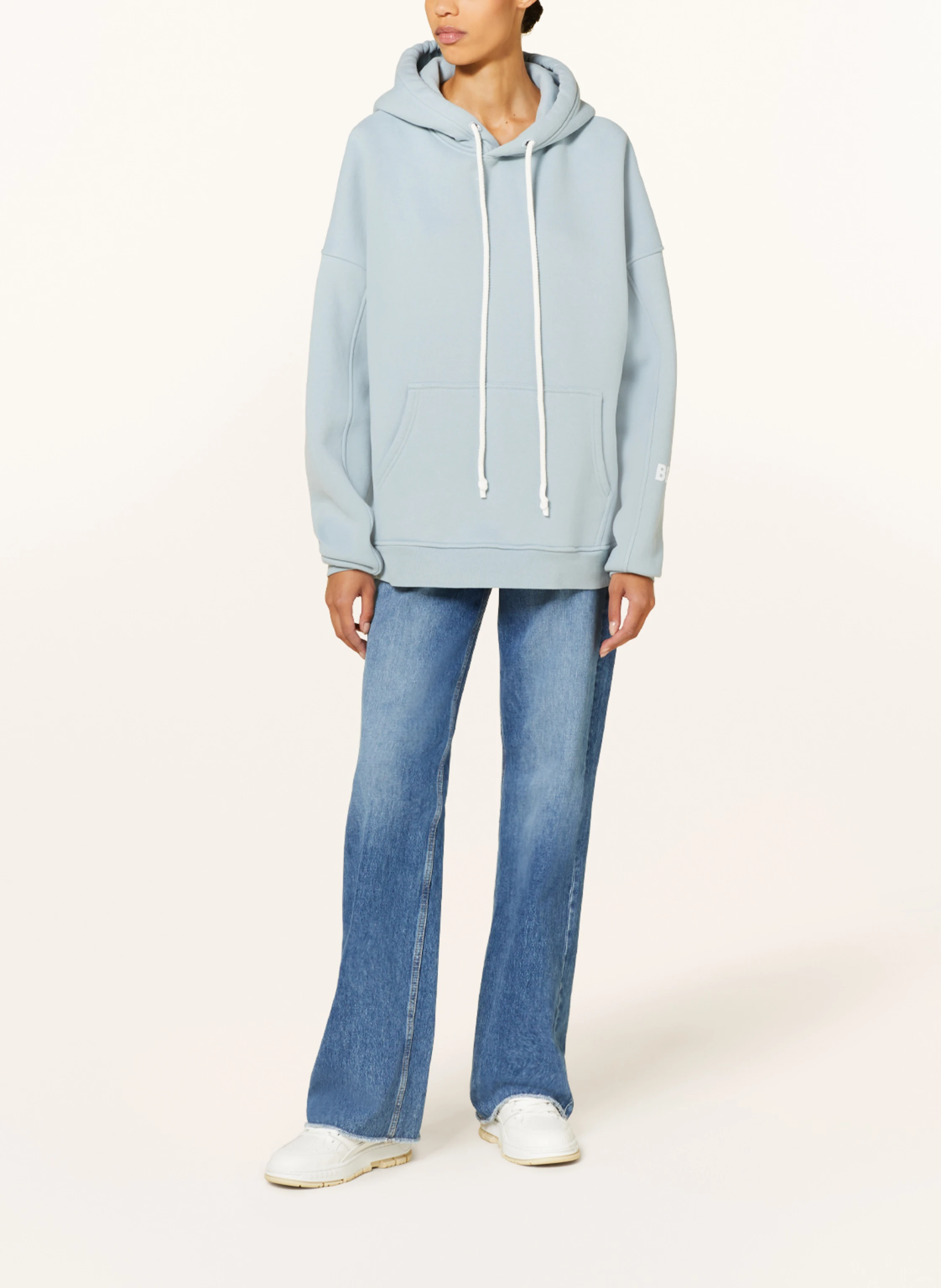 black palms Oversized-Hoodie HONEY